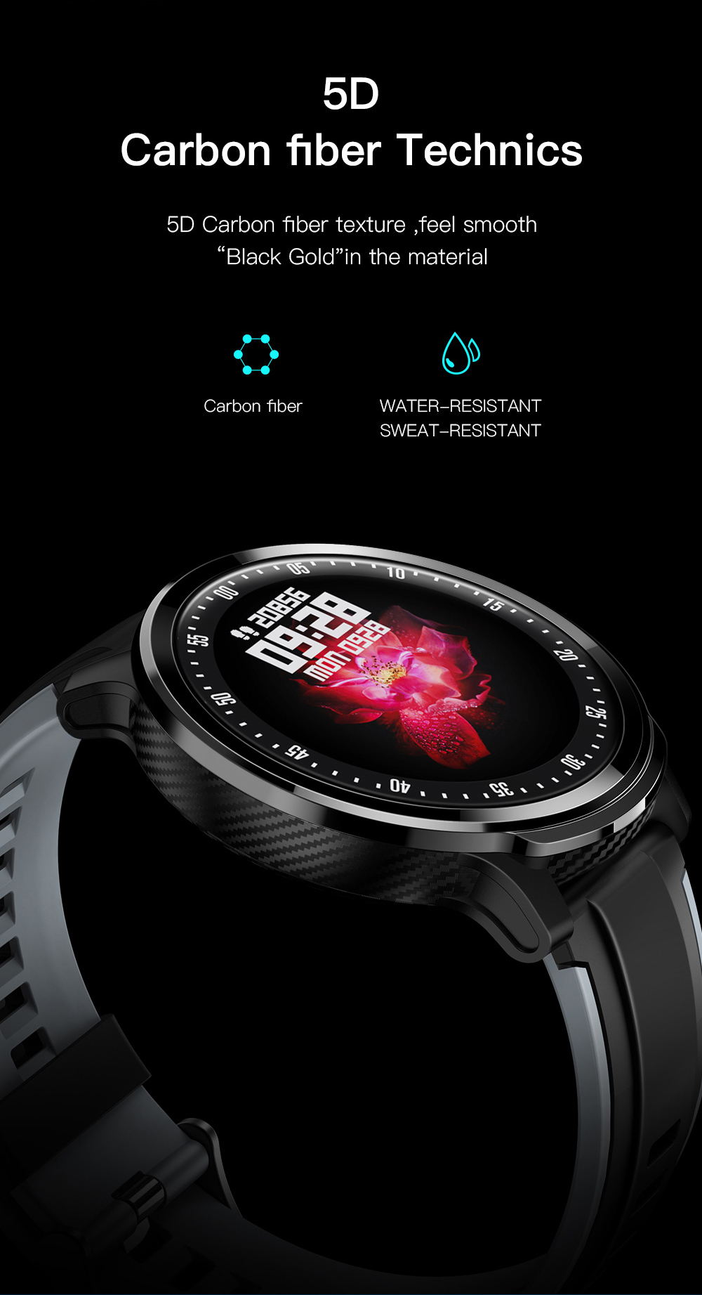 SN80 Bluetooth Smartwatch With Full Touch Screen | GearVita