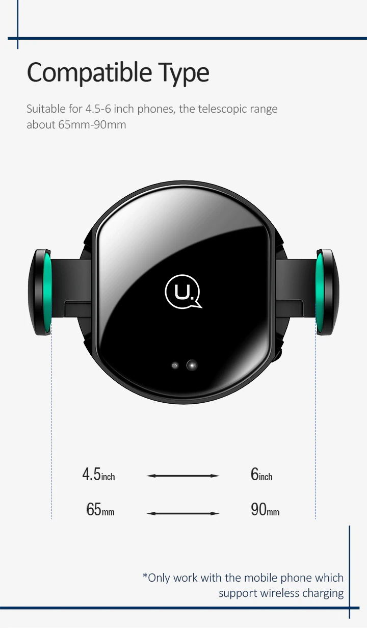 usams us-cd94 wireless car charger price