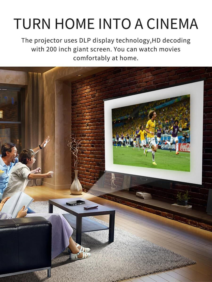 buy x2 smart led projector