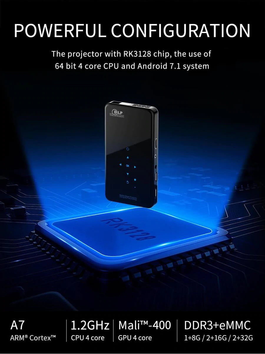 2019 x2 smart mini projector