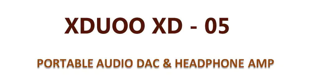 xduoo xd-05 headphone amplifier