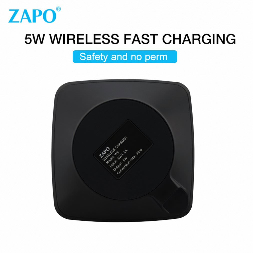zapo w10-e wireless slim fast charger