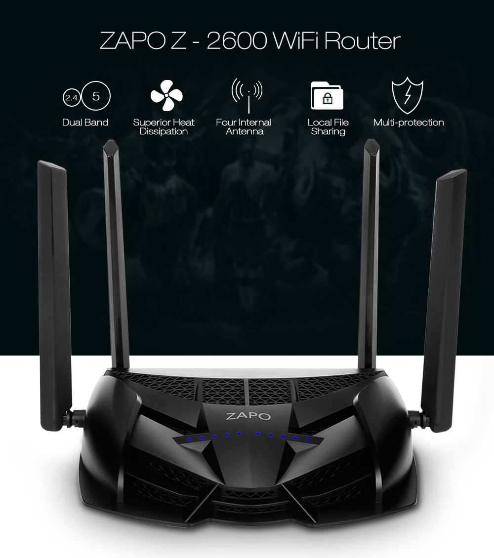 zapo z-2600 smart game router