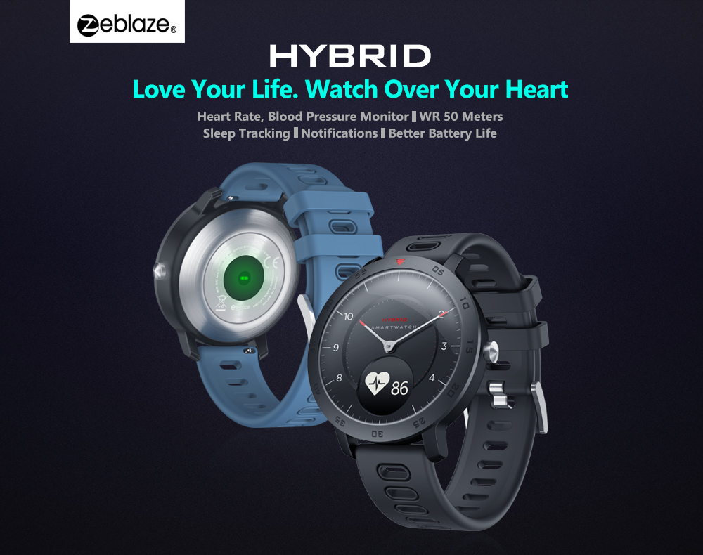 zeblaze hybrid smartwatch