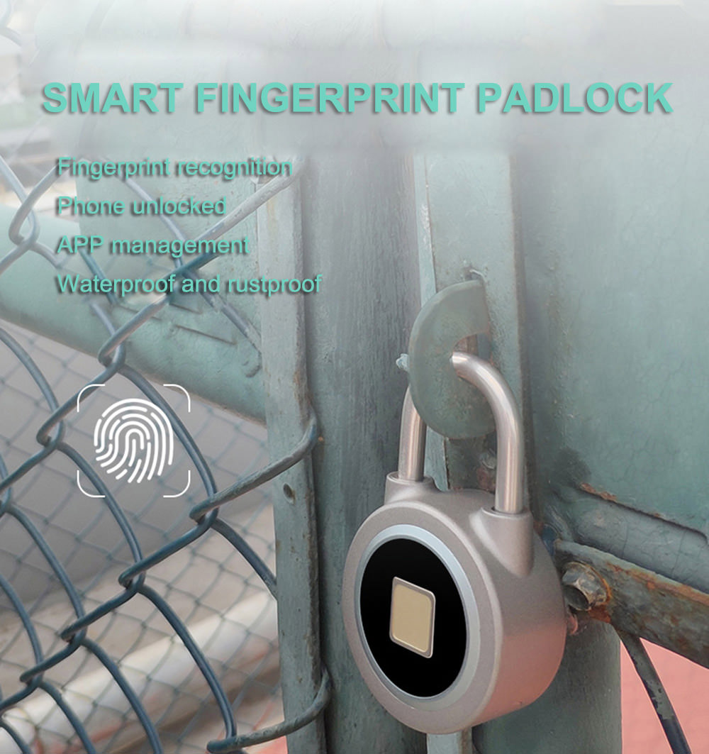 new fb50 smart keyless fingerprint padlock