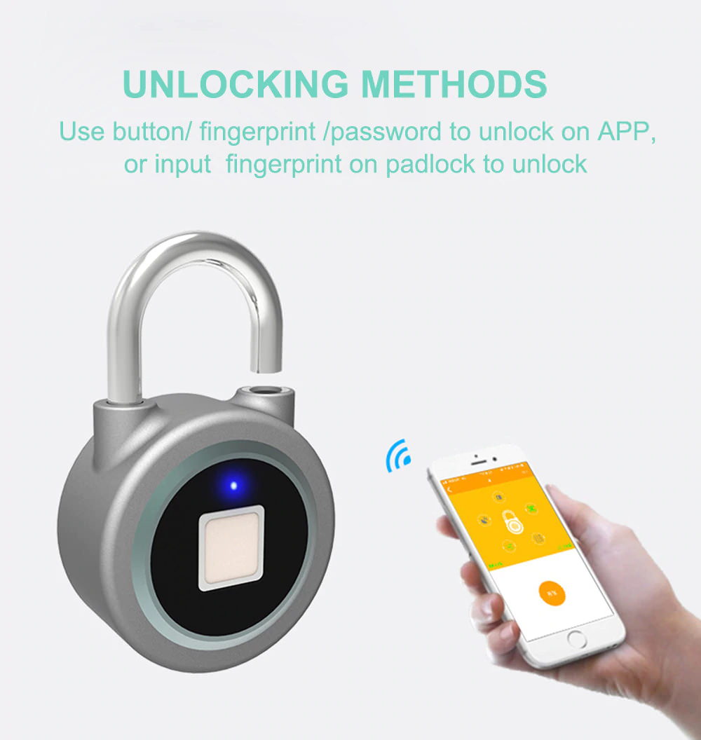 fb50 smart keyless fingerprint padlock for sale