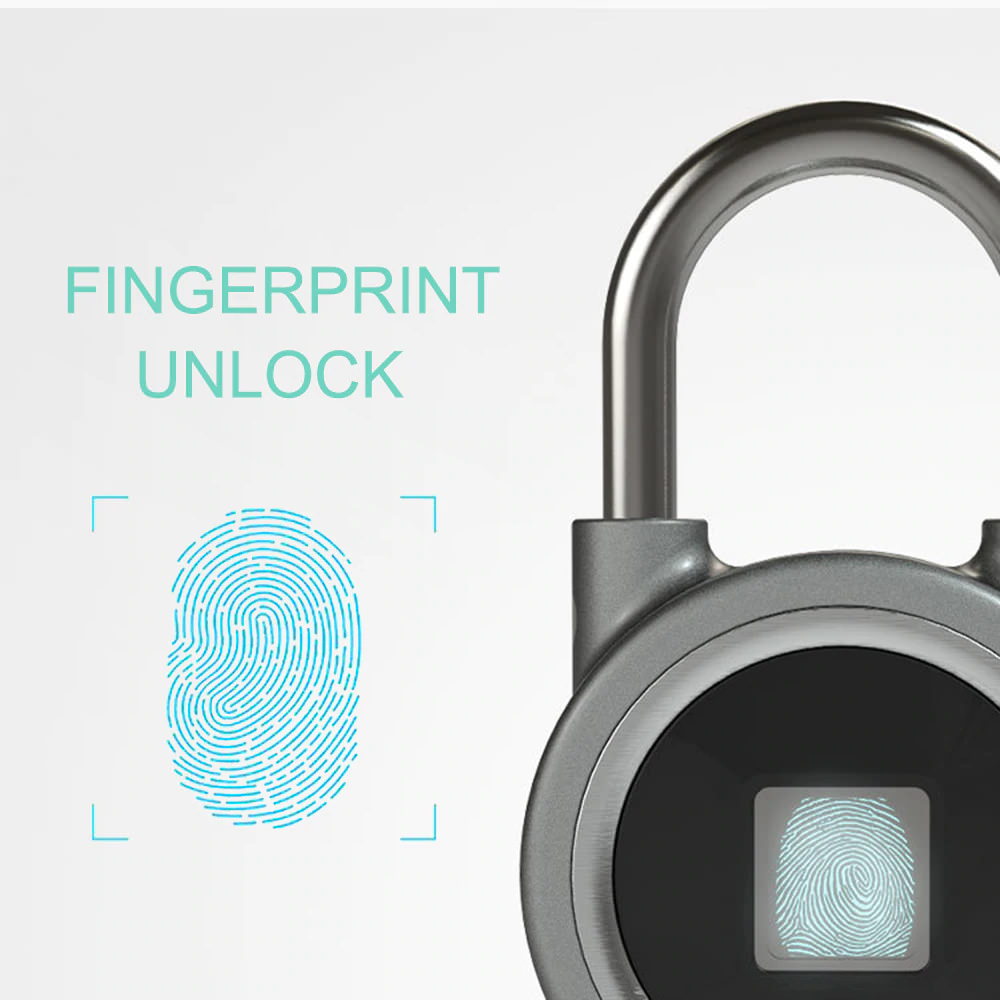 new fb50 smart fingerprint padlock