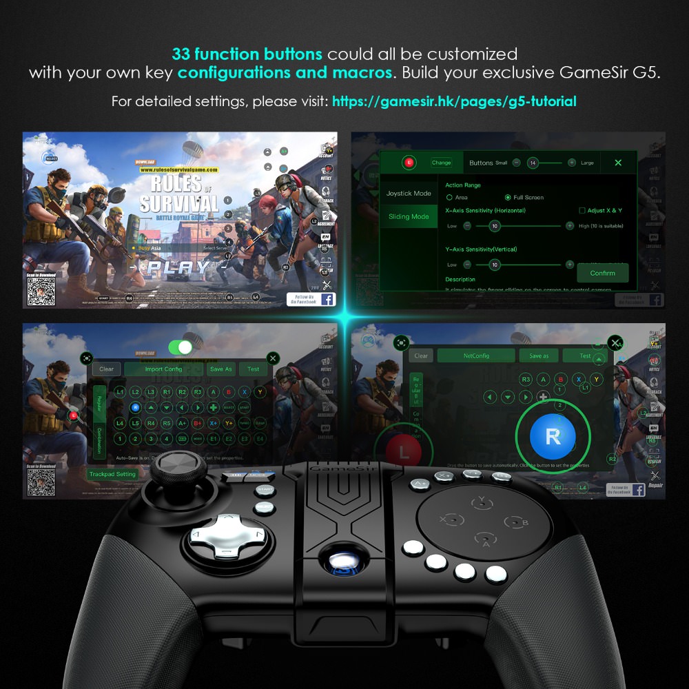 buy gamesir g5 bluetooth wireless game controller