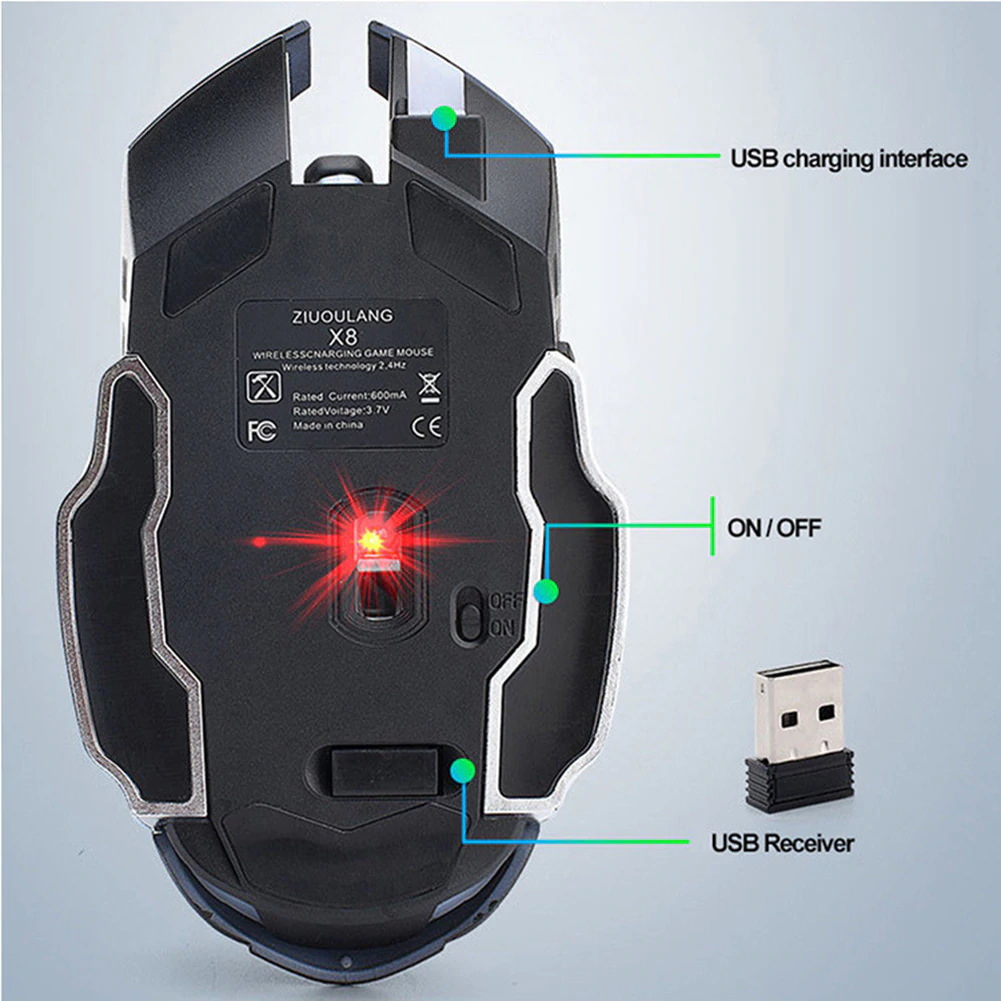 x8 wireless game mouse for sale