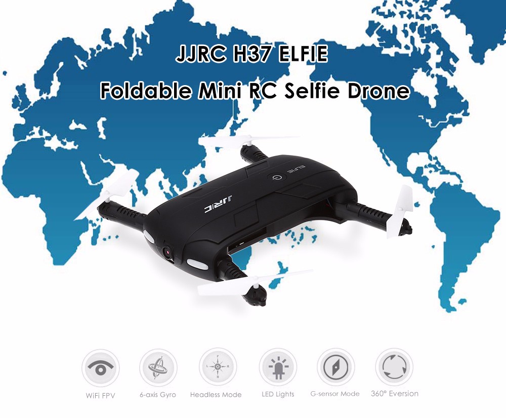 JJRC H37 Headless Drone Selfie Mini Folded FPV with WiFi 480P HD Camera