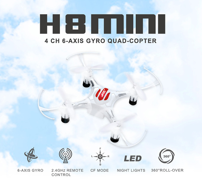 JJRC H8 Mini Drone Headless Mode 6 Axis Gyro 2.4GHz 4CH RC Quadcopter 