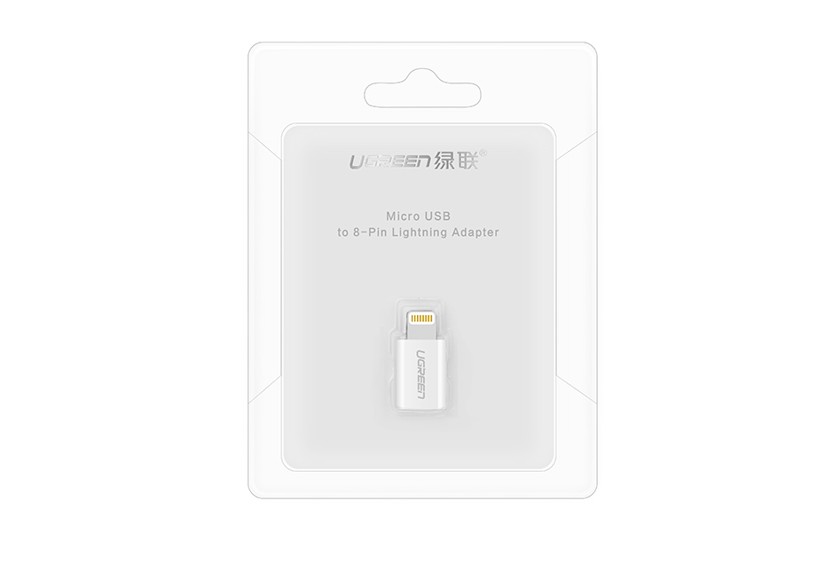 Ugreen US164 Micro USB 8 Pin Adapter for iPhone Charger and Cable