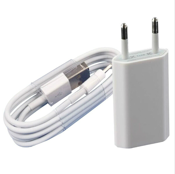 iPhone Mobile Phone Charger + Data Cable - EU