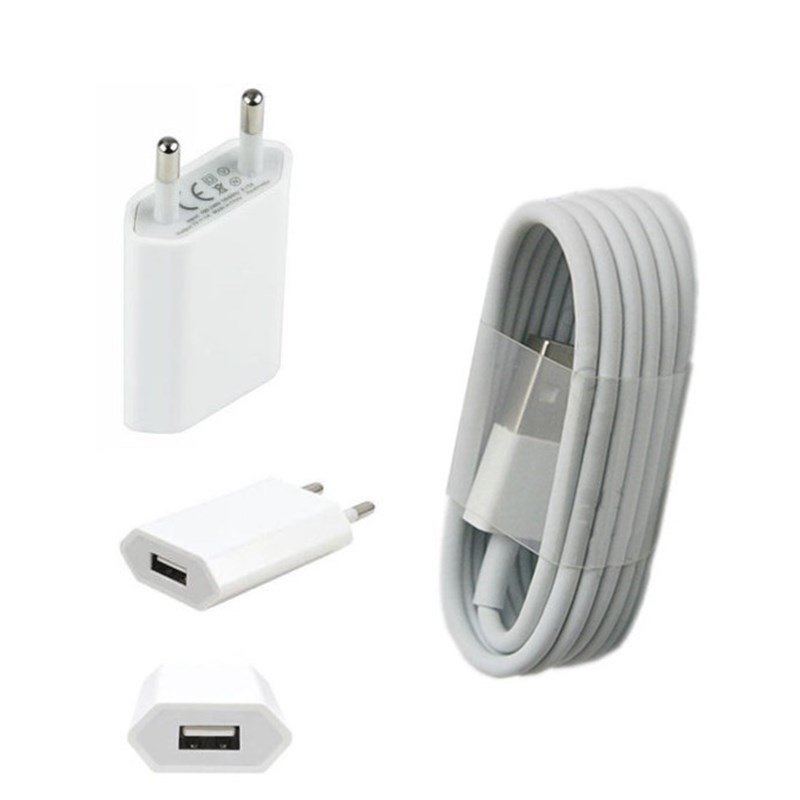 iPhone Mobile Phone Charger + Data Cable - EU