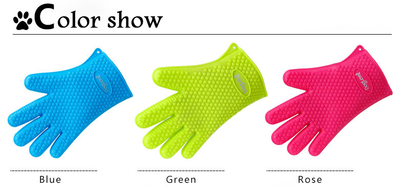 DogLemi PL126 Silicone Swab Waterproof Glove for Pet Grooming