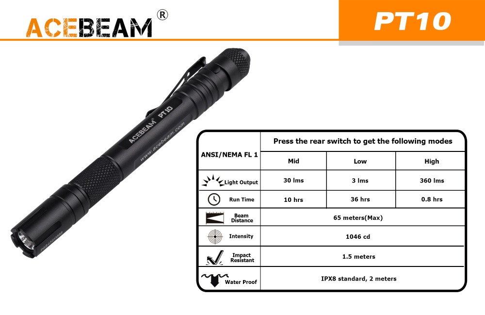 acebeam pt10 penlight