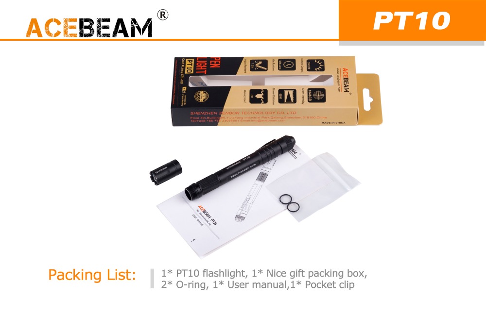 buy acebeam pt10 penlight