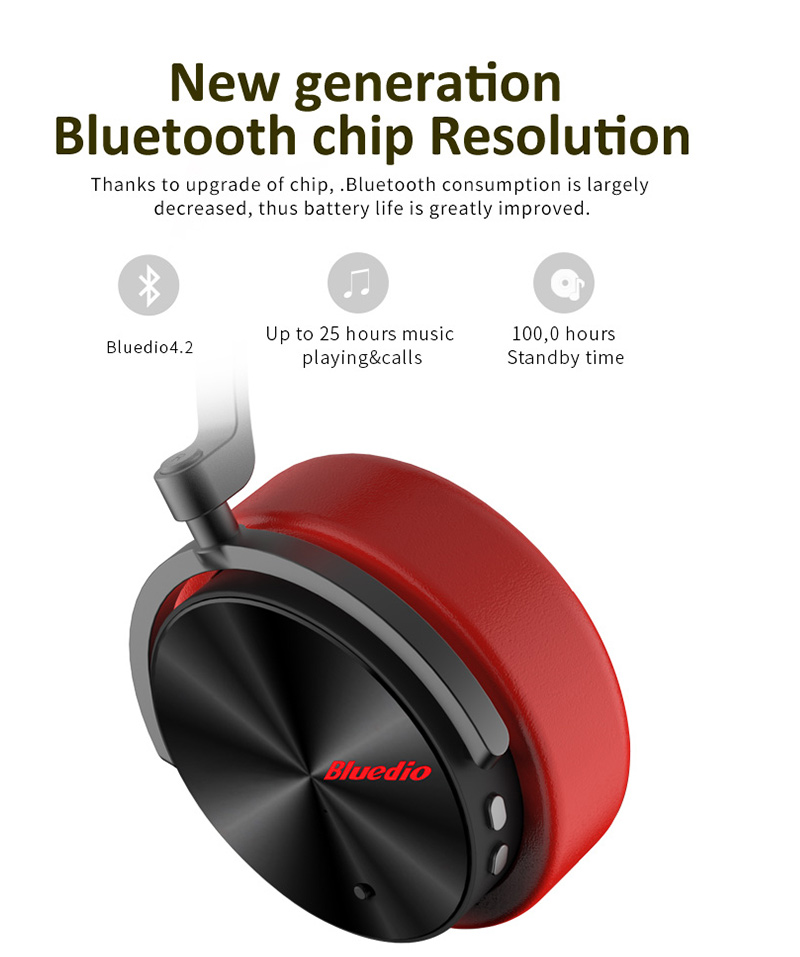 bluedio t5 wireless bluetooth headphone