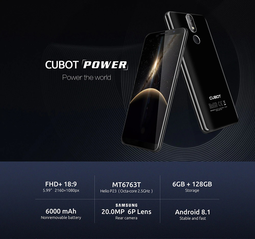 cubot power smartphone