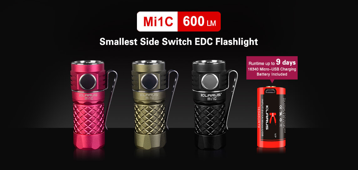 klarus mi1c led flashlight