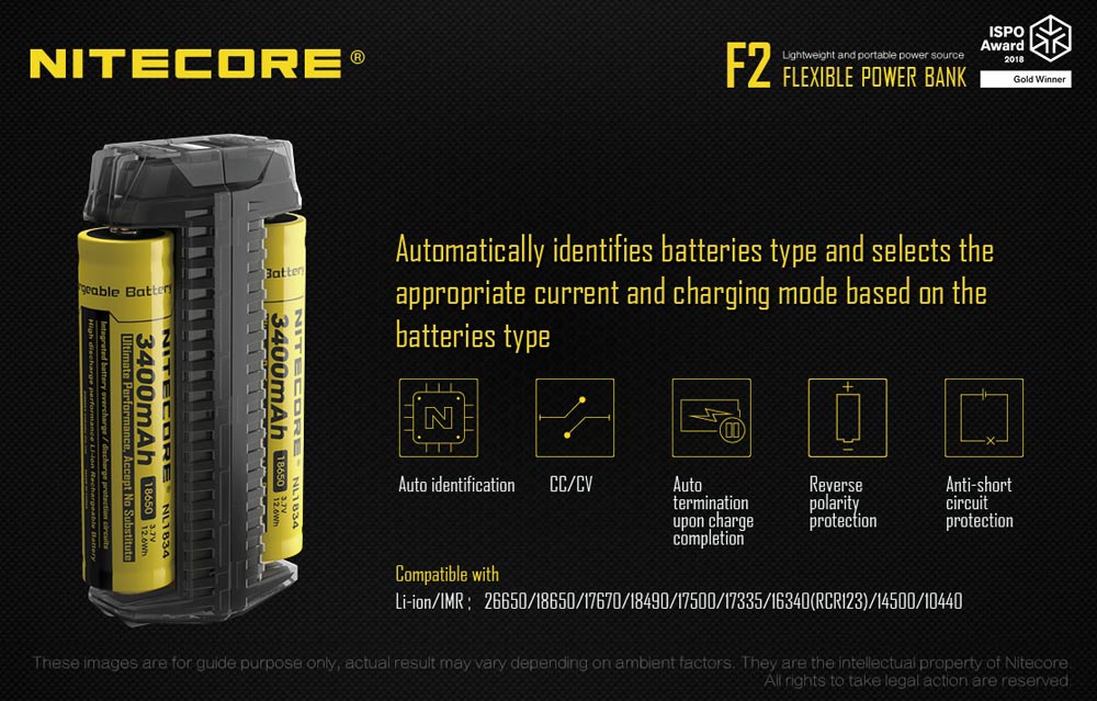new nitecore f2 charger