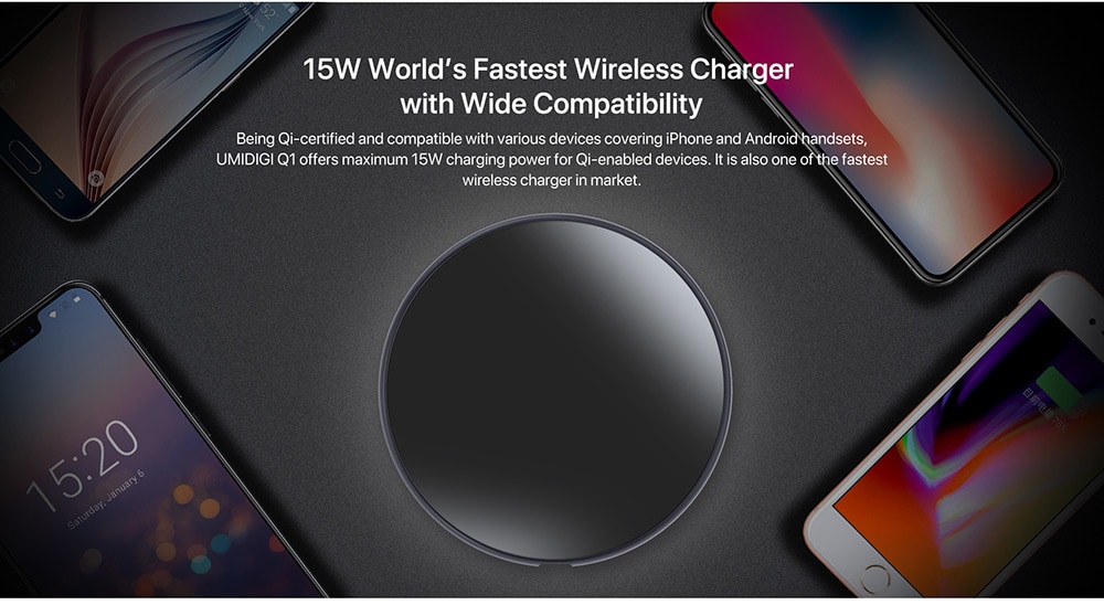 umidigi q1 wireless fast charger
