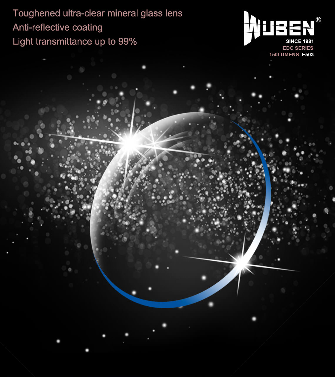 wuben e503 rechargeable flashlight