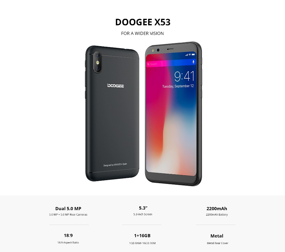 doogee x53 smartphone