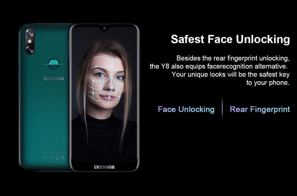 new doogee y8 4g smartphone
