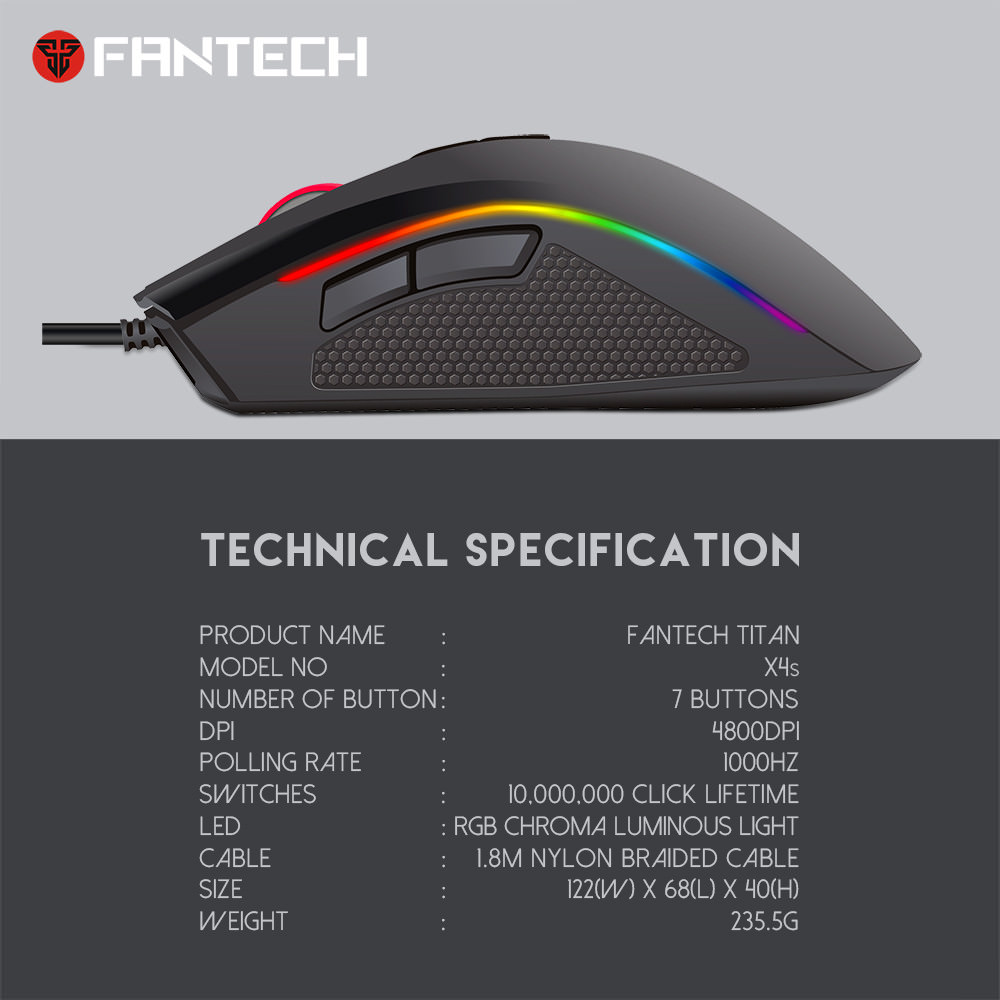 fantech x4s mouse for sale