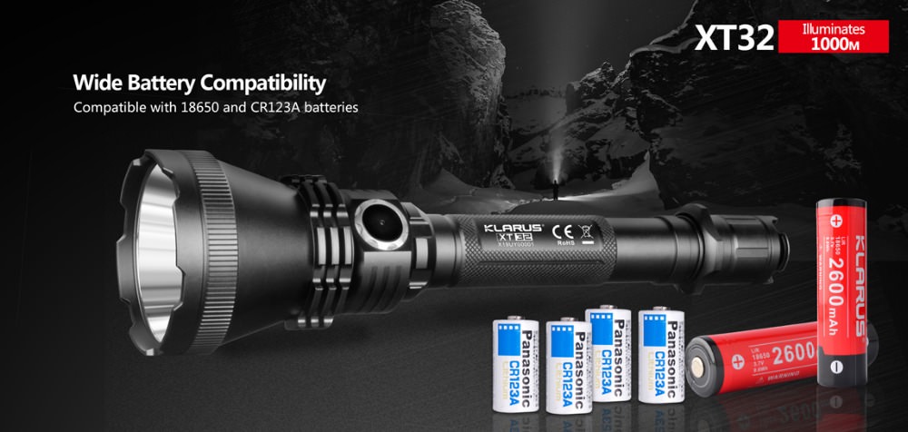 klarus xt32 led flashlight online