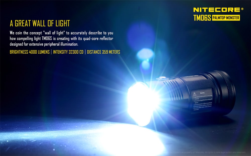 nitecore tm06s flashlight price