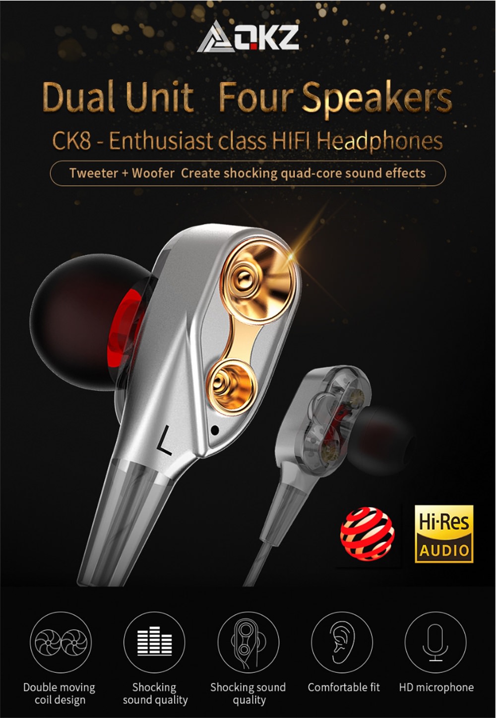 qkz ck8 earphone