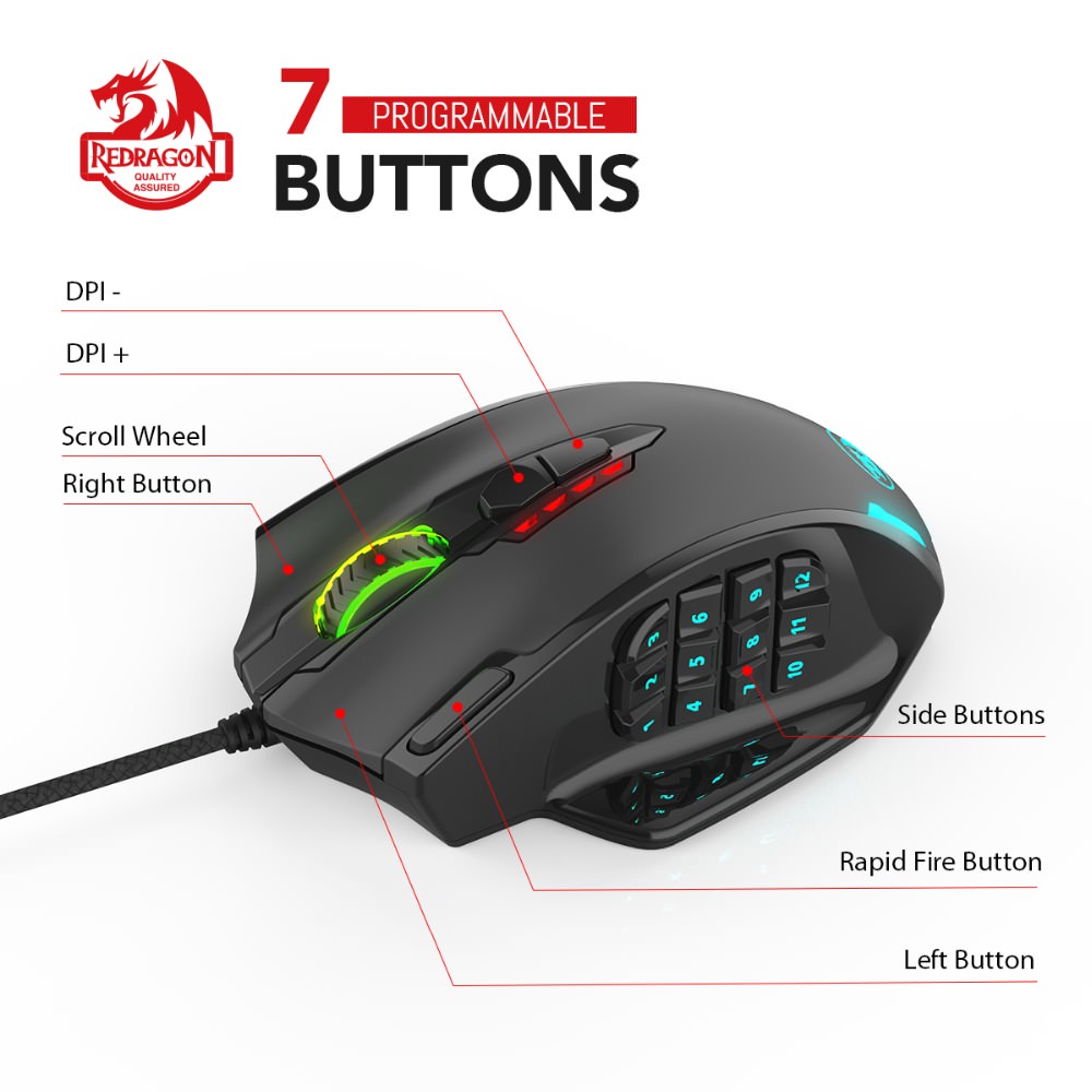redragon m601 do not find gaming mouse