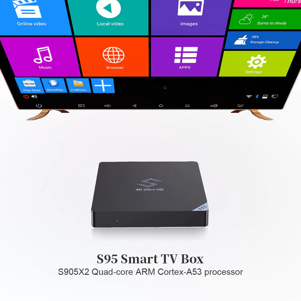 s95 android 8.1 tv box