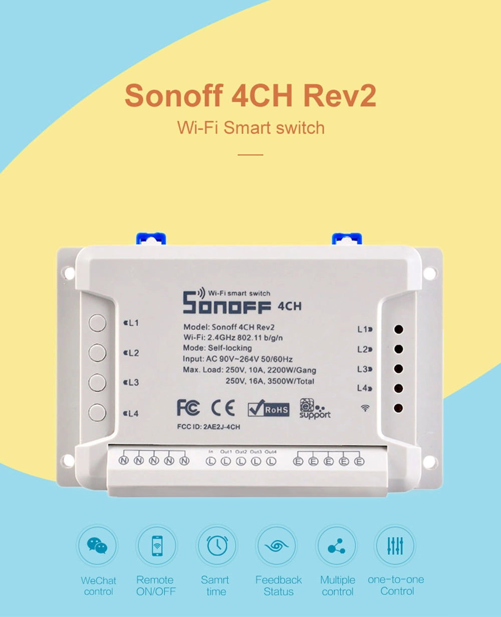 sonoff 4ch r2 smart switch