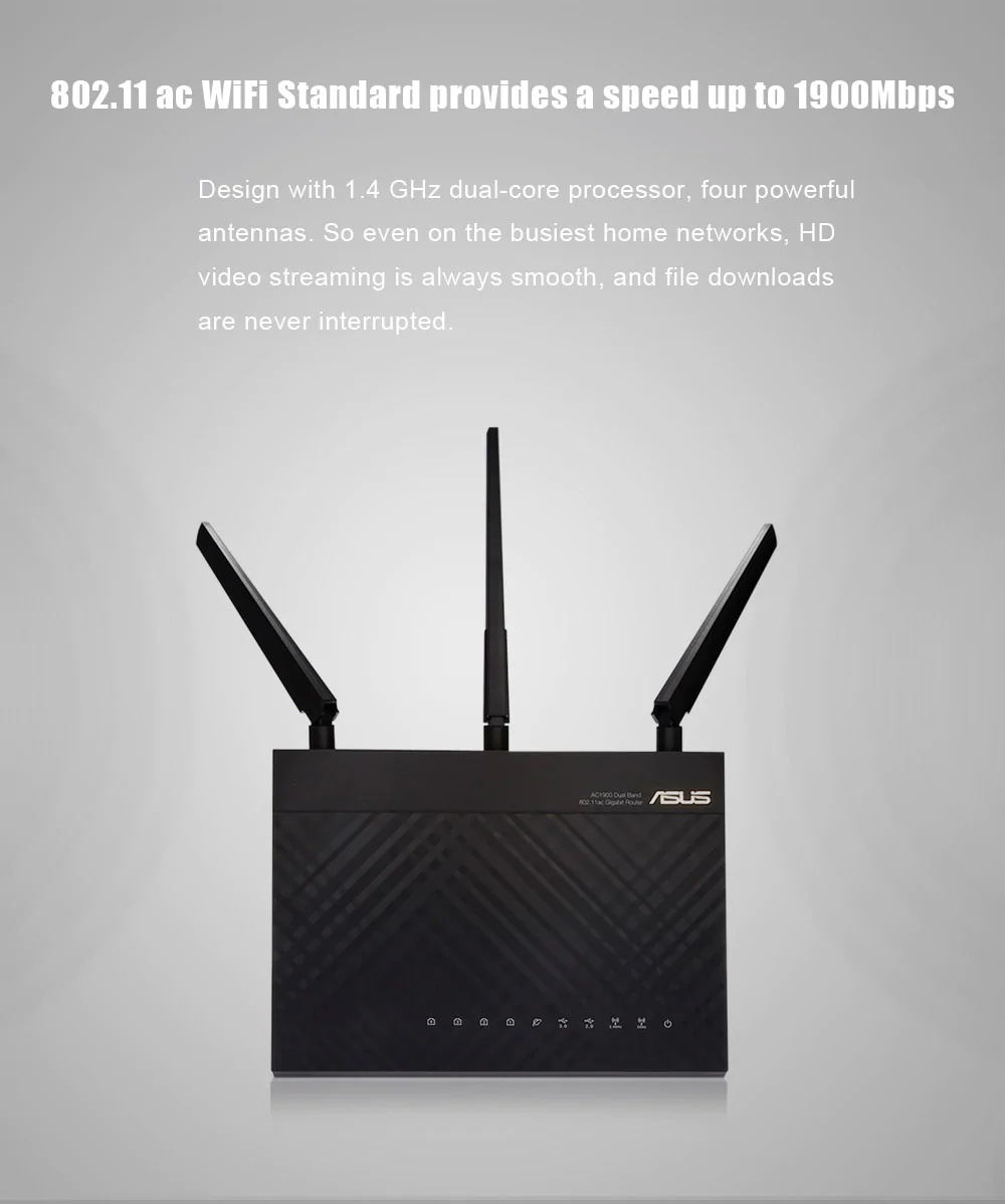 asus rt-ac1900p wireless router for sale