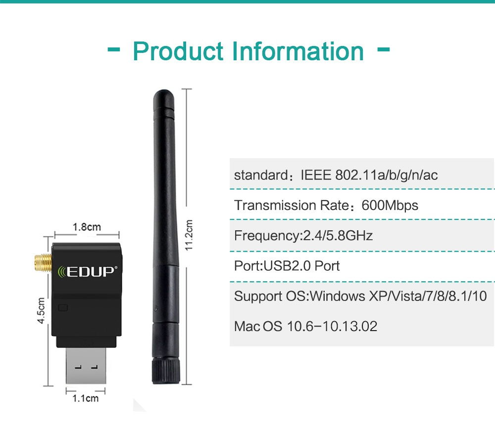 buy edup ep-ac1635 usb adapter