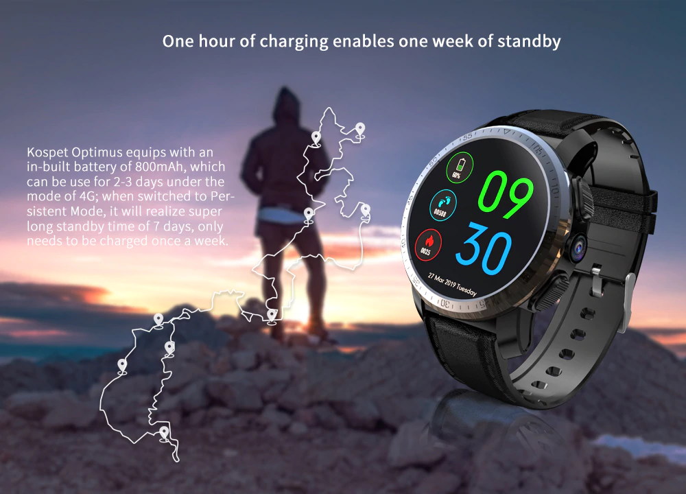 kospet optimus pro smartwatch for sale