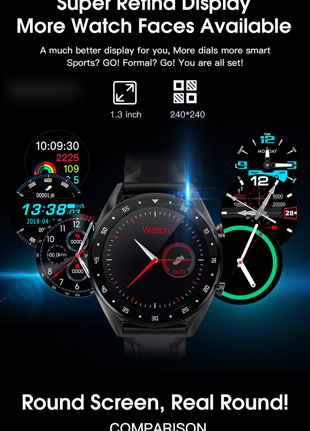 new microwear l7 bluetooth smartwatch