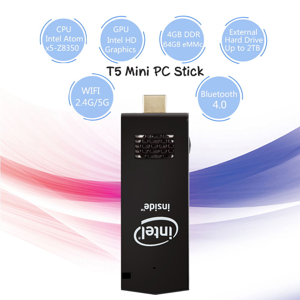 t5 z8350 mini pc stick 64gb