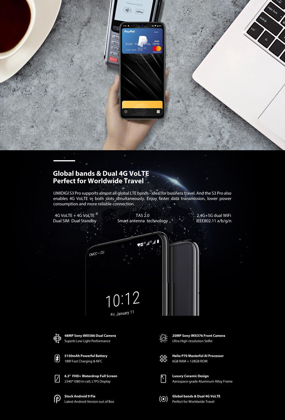 buy umidigi s3 pro 4g smartphone