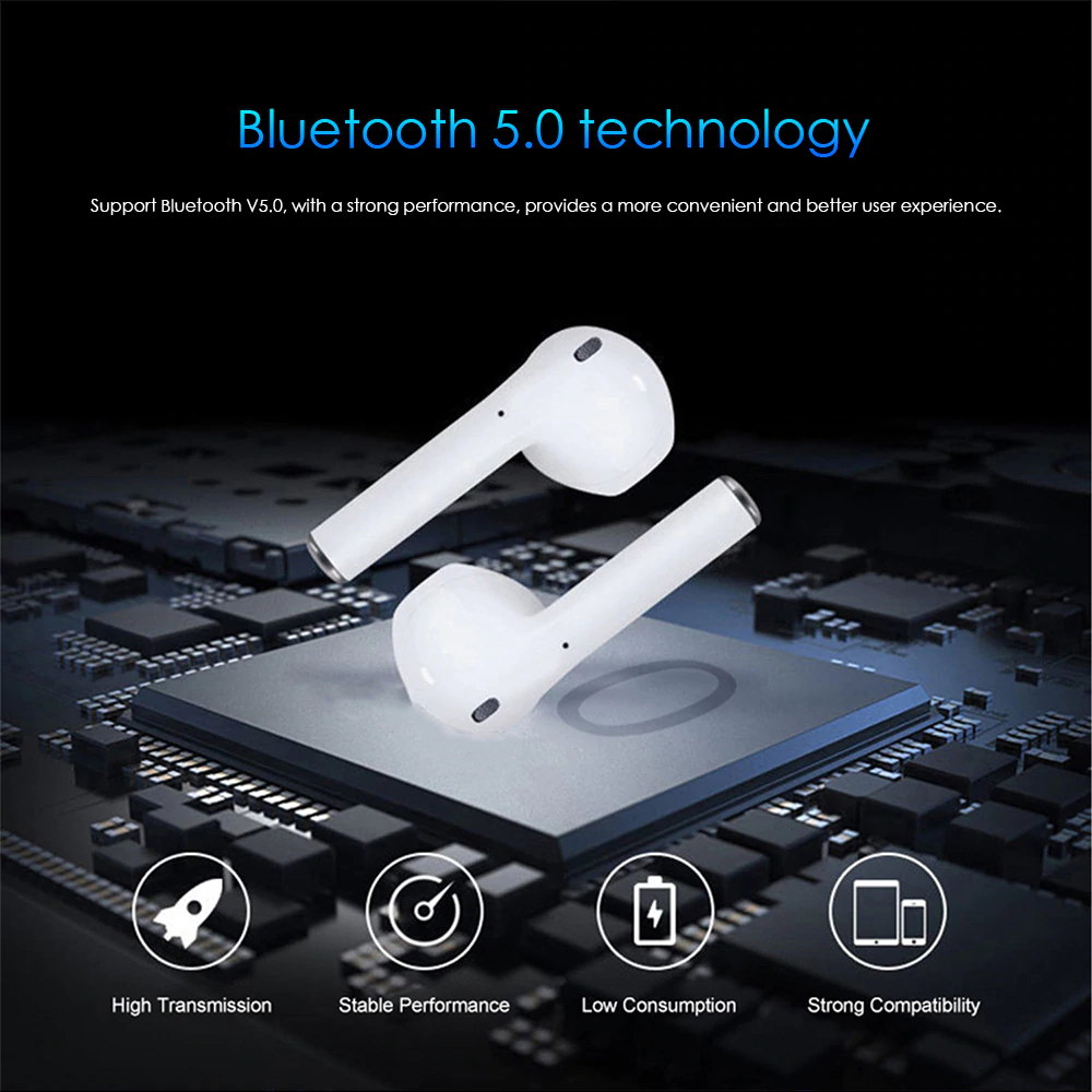 i12 tws bluetooth earphones