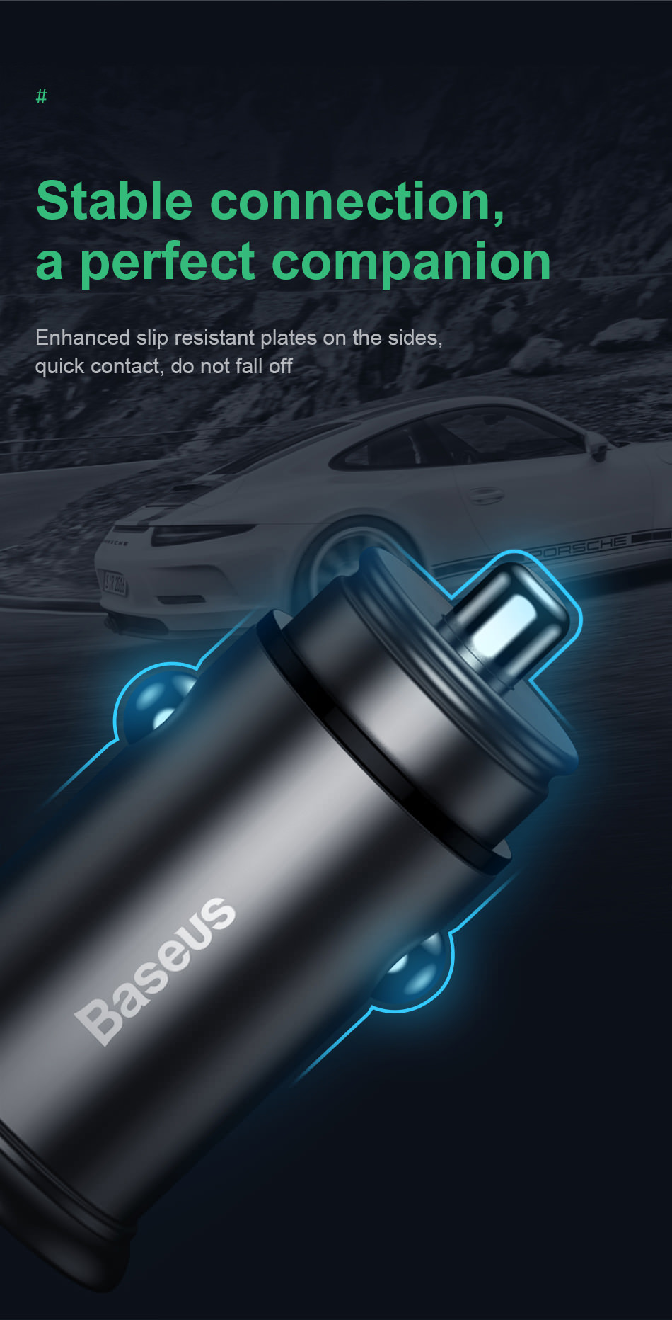 buy baseus car charger dual qc 30w