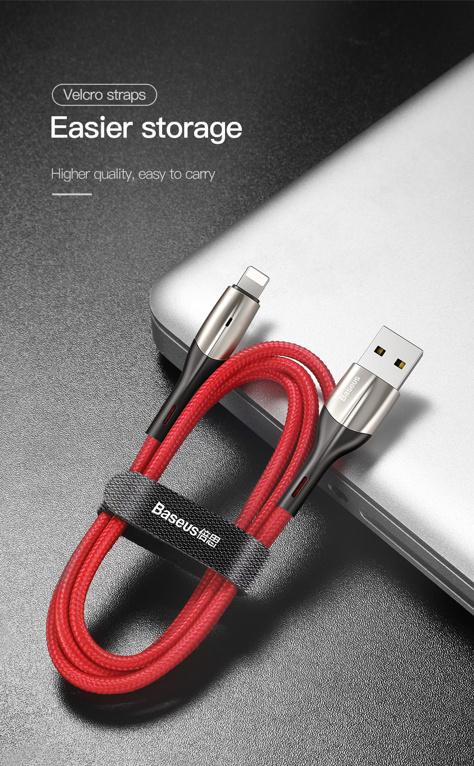 best baseus zn-alloy design usb cable