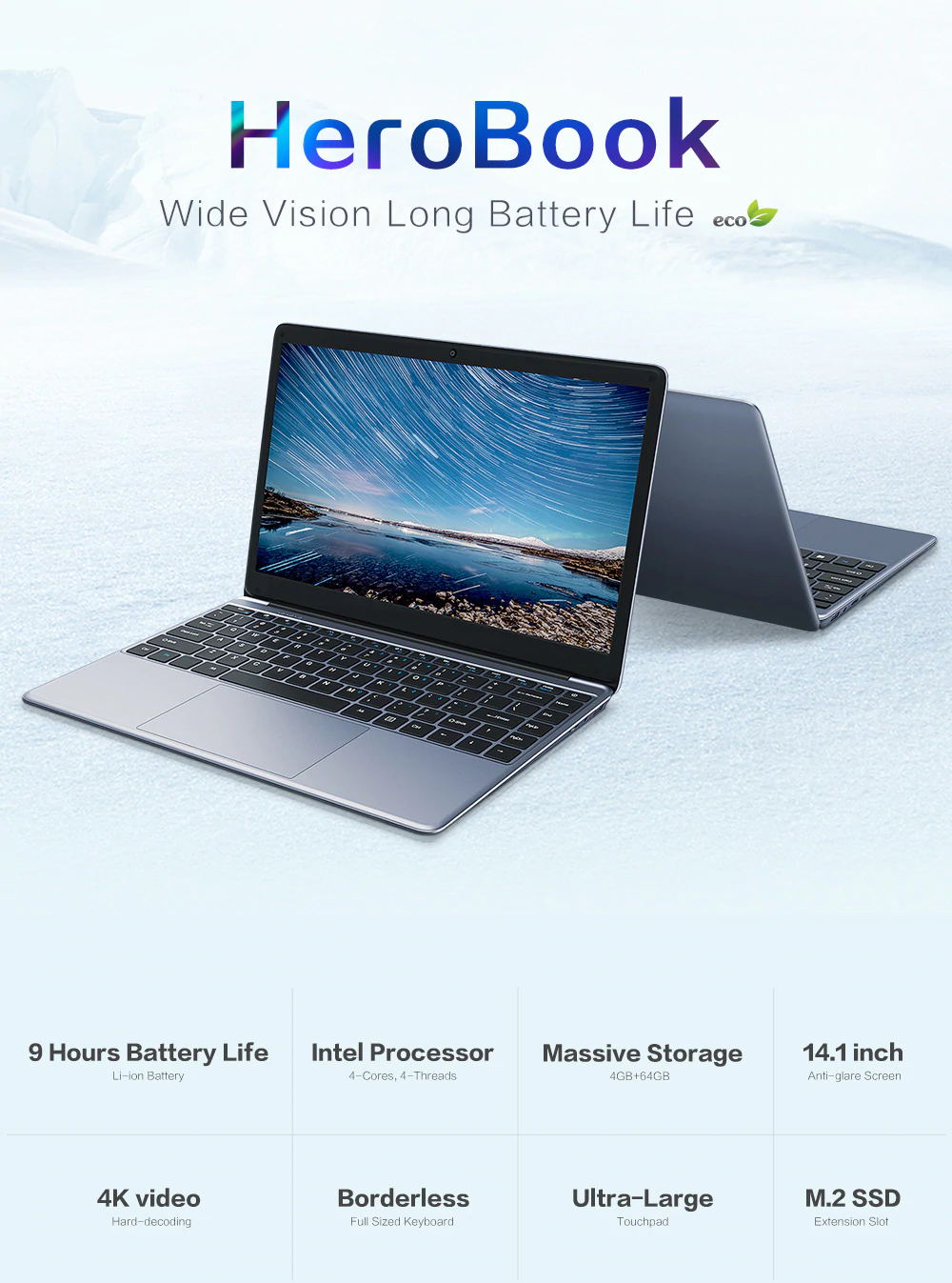 chuwi hero book laptop