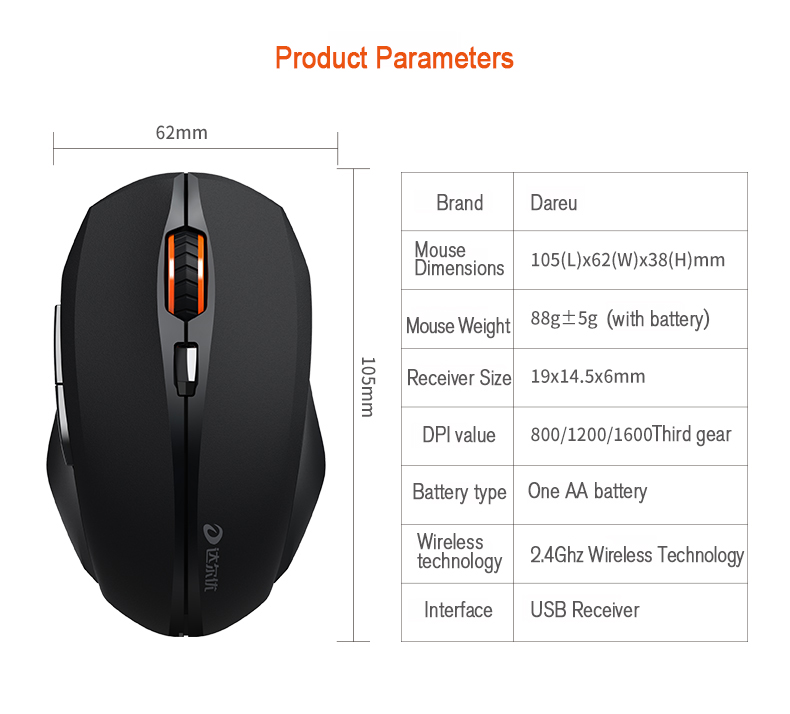 best dareu lm116g mouse