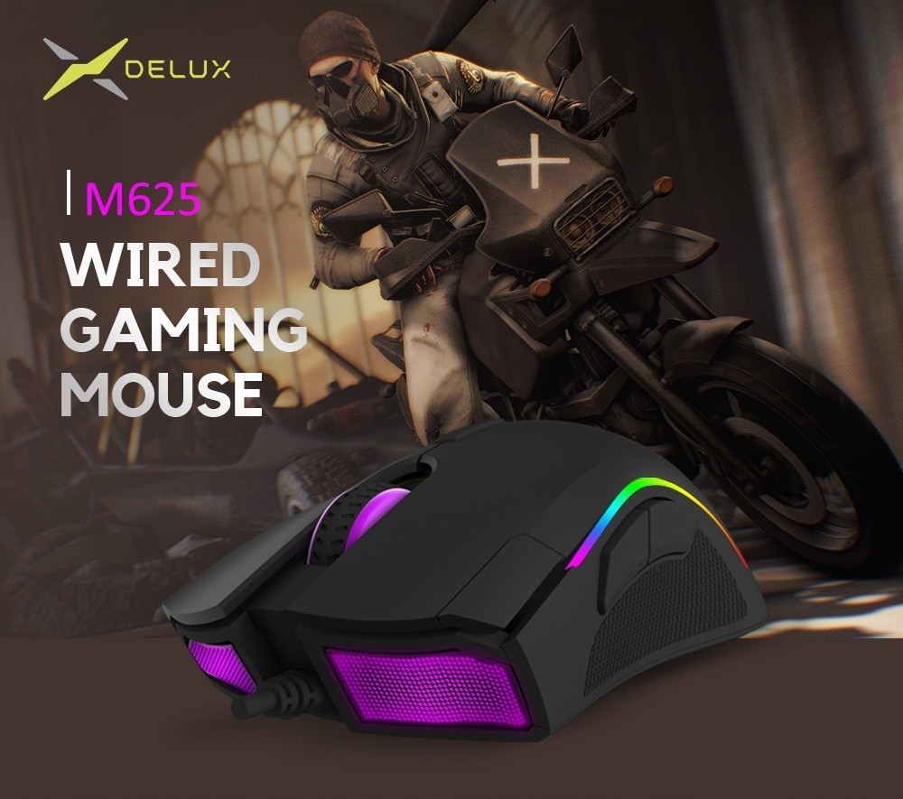 delux m625 wired gaming mouse