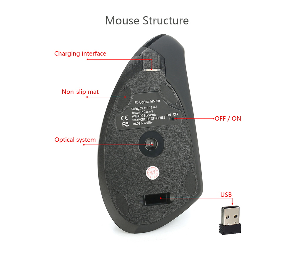 hxsj t22 wireless mouse