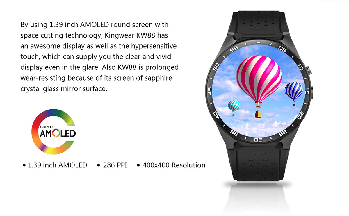 kingwear kw88 smartwatch